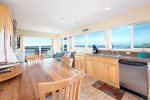 Oceanside Escape, Dining Room and Kitchen